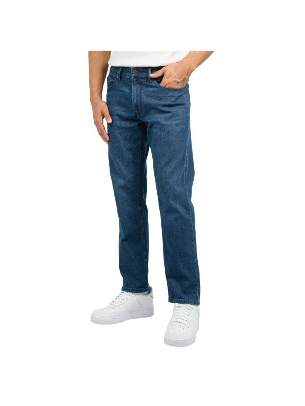 NWT Scott Barber Men's 36X29  5 Pocket Jeans Straight Fit Stretch  Dark Wash